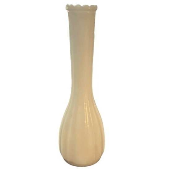 Vintage Milk Glass 9" Bud Vase. - Picture 1 of 6